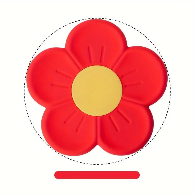 

Силиконовые коврики, термостойкие прихватки, многоцелевые нескользящие подставки под горячее для кухонных прихваток, горячая посуда, коврик под чашку One size красный