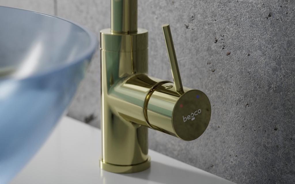 Besco MODERN VARIUM Chrome High Washbasin Tap
