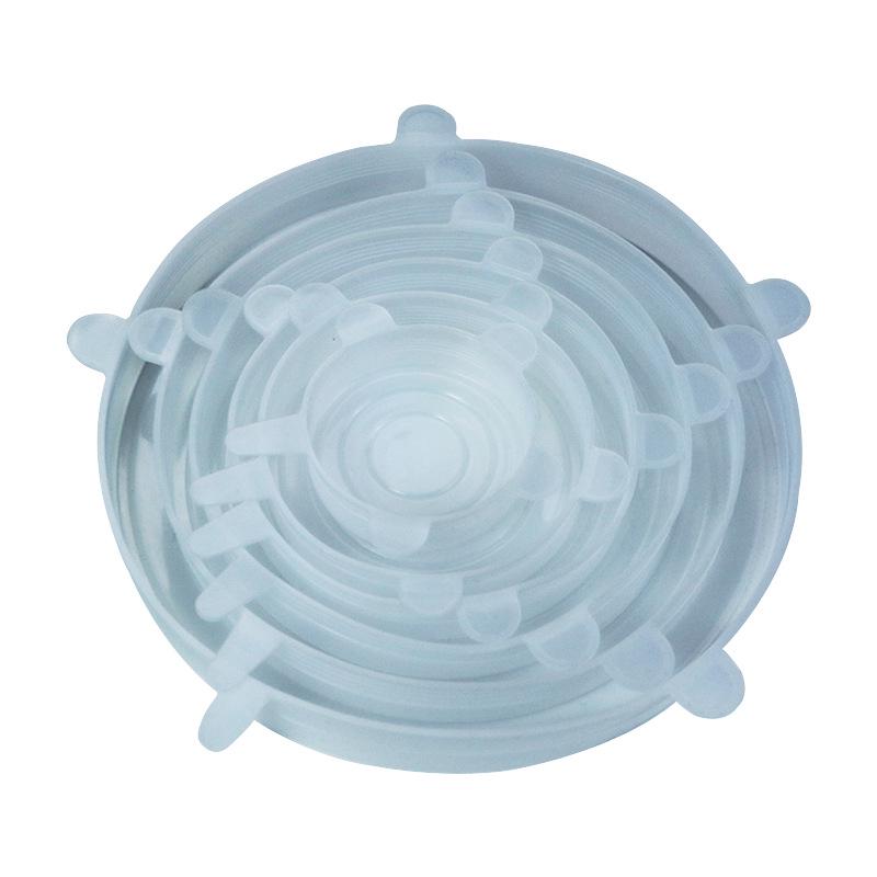 Silicone Universal Food-Grade Microwave Cover: Transparent, High-Temp Resistant