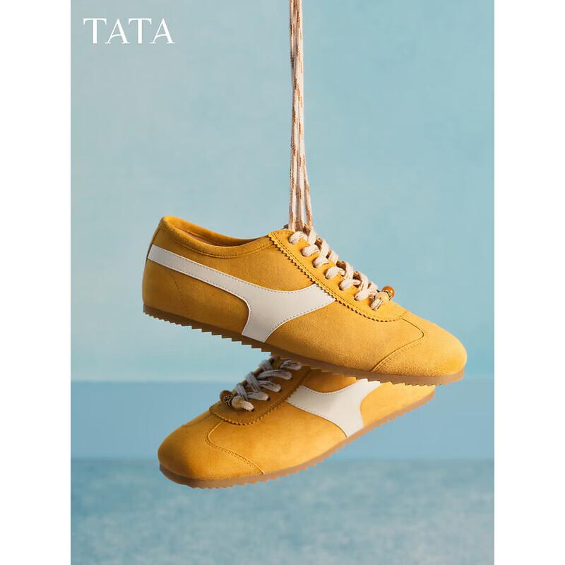 Женские немецкие кроссовки TATA из овчины 34