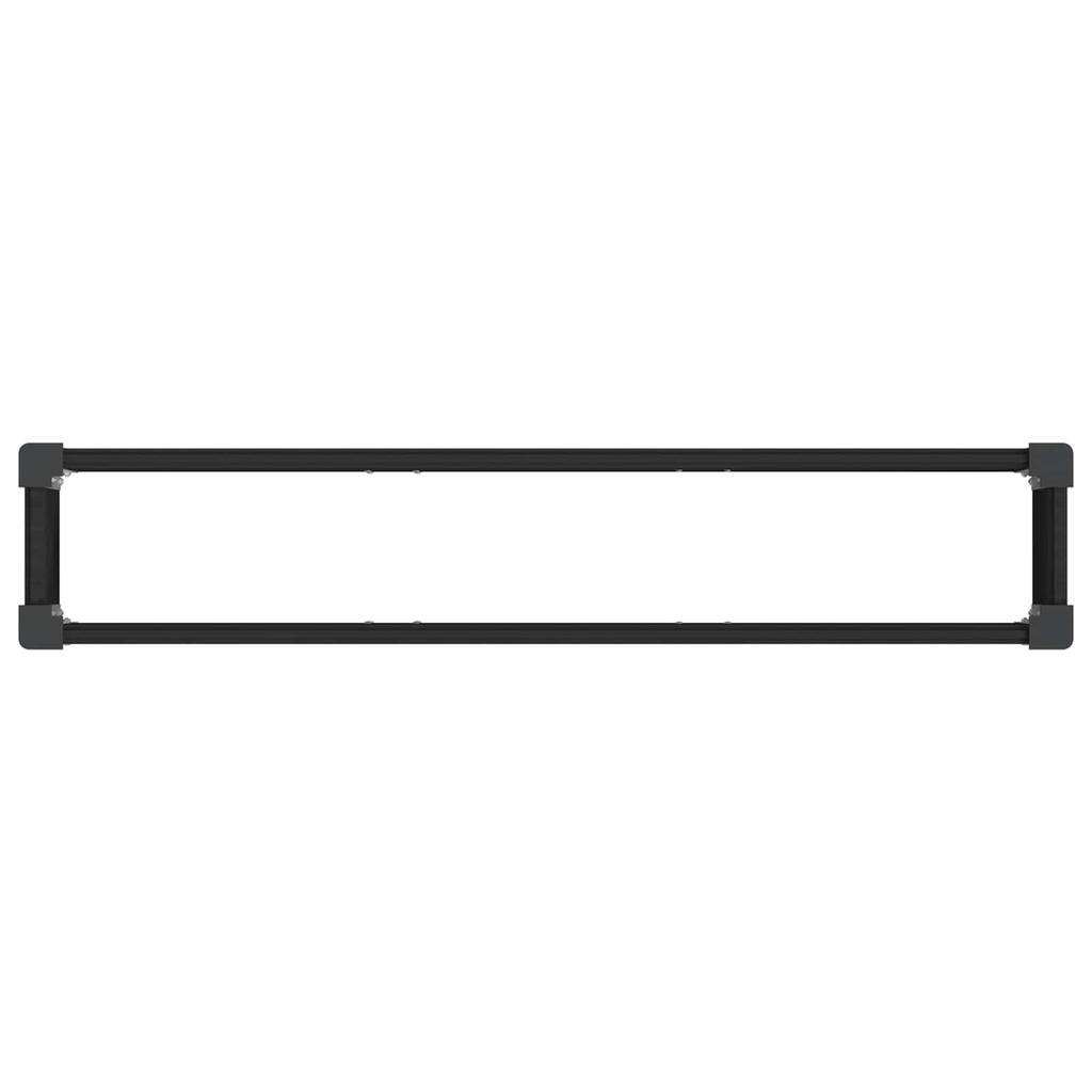 Raised Garden Bed Black 150 X 30 X 72 Cm