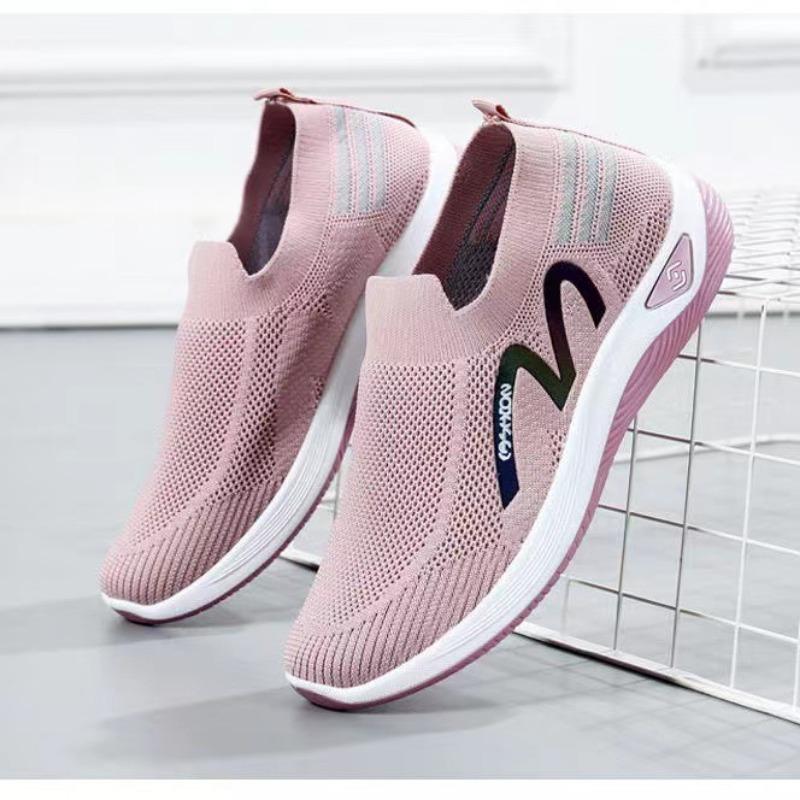 Spring and summer mesh mother shoes new soft-soled summer mesh shoes comfortable and lightweight walking shoes travel shoes