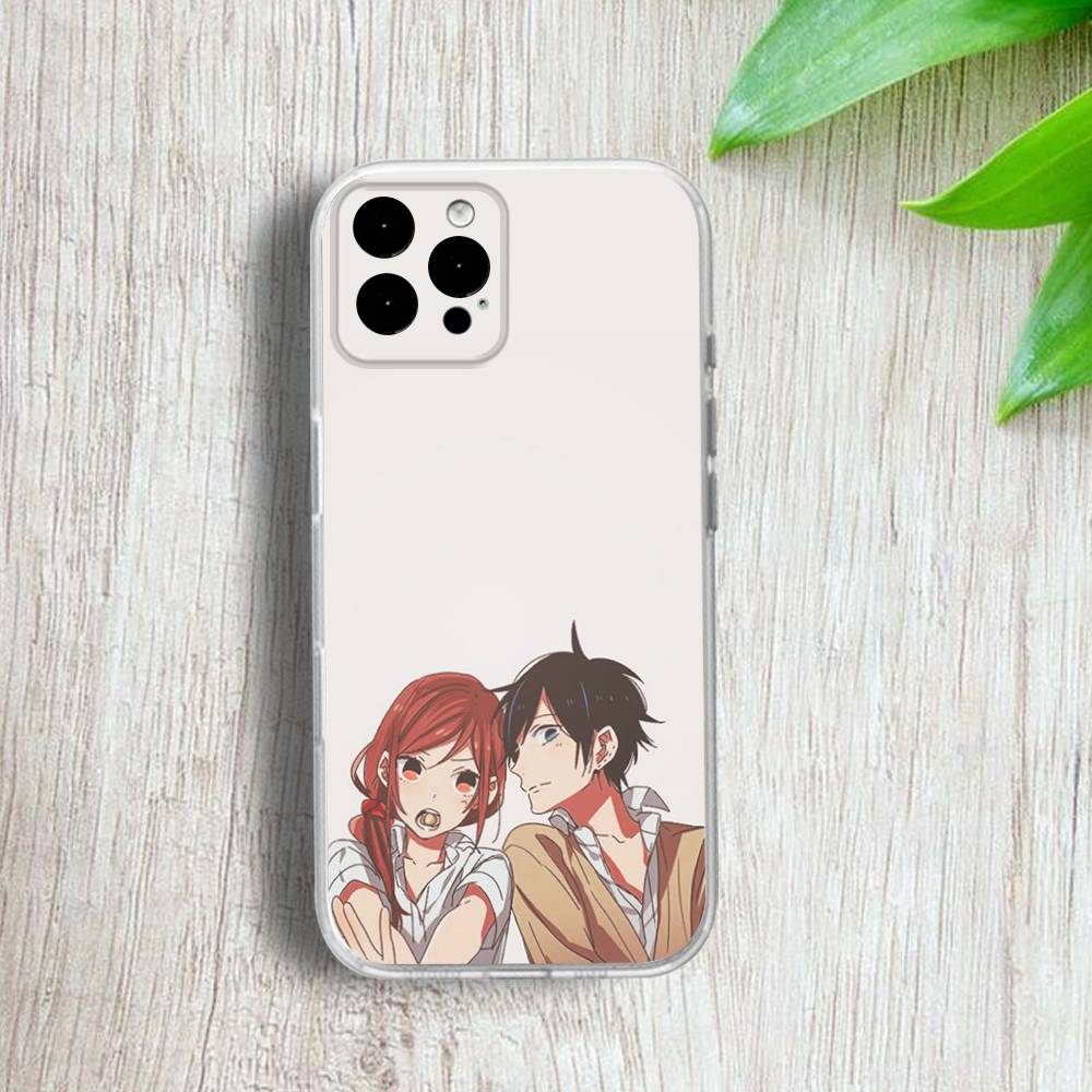 H-Horimiya Anime Phone Case For iPhone 17,16,15,14,13,12,11 Pro,Max,Plus,X,XS,XR,SE4,E Mini Transparent Soft Cover