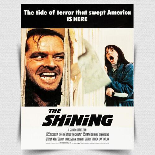 THE SHINING METAL SIGN WALL PLAQUE Movie Advert poster print s HorrorAluminum 20x30cm(7.8x11.8inch)