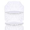 4-Tier Corner Storage Rack – Triangular PVC Shelf Unit for Bathroom, Living Room & Balcony – White