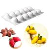 3D Mango Silikon Backform Für Mousse Kuchen Olive Frucht Blatt Schale Dessert Schokolade Pudding Gelee Käsekuchen Küchenwerkzeuge