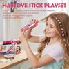 Perlenmaschinen-Spielzeugset Glitzer-Diamant-Styling-Werkzeuge Haar-Edelstein-Styling-Set