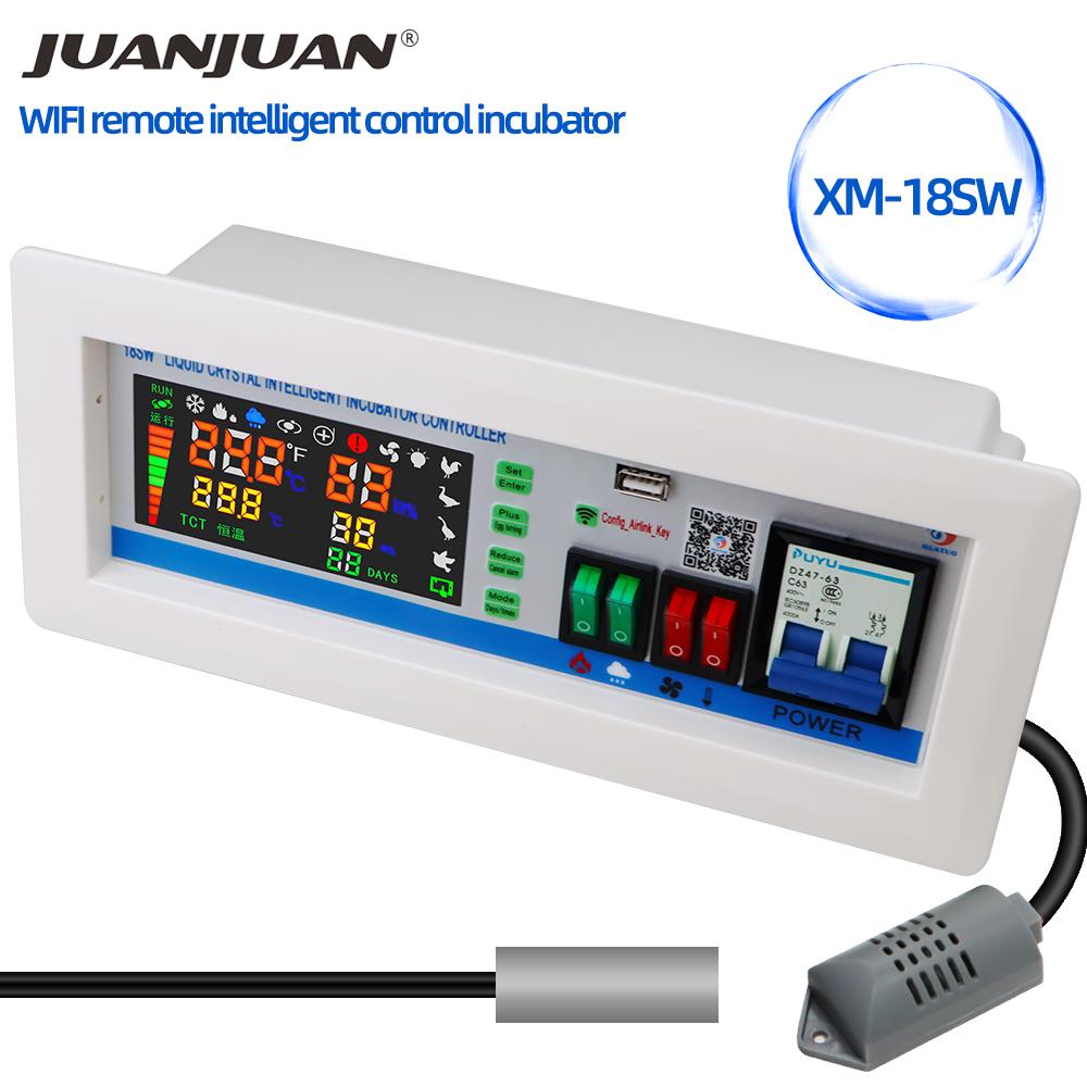 Интеллектуальный инкубатор для яиц Контроллер XM-18SW Удаленное интеллектуальное управление Инкубационная машина с системой приложения WIFI