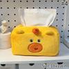 Plush Kitty Cat Tissue Box Cartoon Hello Kitty Toilet Paper Box Car Trunk Paper Towel Storage Box Home Tabletop Tissue Boxes