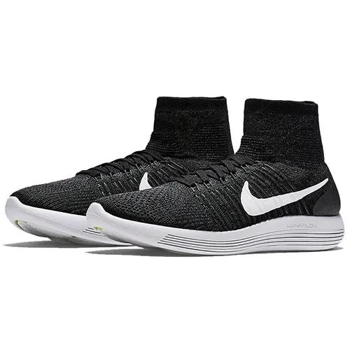 Nike LunarEpic Flyknit 'Black Anthracite' (Unisex) Black / White-Anthracite Running Shoes 818676 007