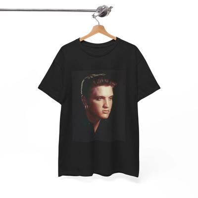 Elvis Presley Tshirt Graphic Vintage Nashville The King Merch Unisex Heavy Tee