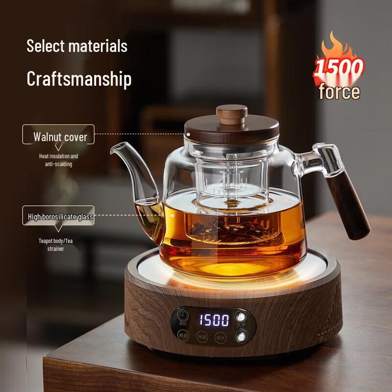 YIHUTEA K10 Electric Ceramic Tea Stove and Glass Teapot Set
