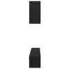 TV Cabinet Set 5 pcs Black Oak Effect Particleboard