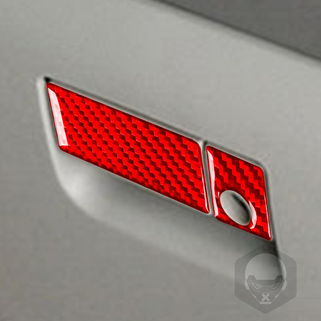 Für Suzuki Grand Vitara 2006 2007 2008 2009 2010 2011 2012 2013 Zubehör Kohlefaser Auto Innenraum Handschuhfach Griff Aufkleber