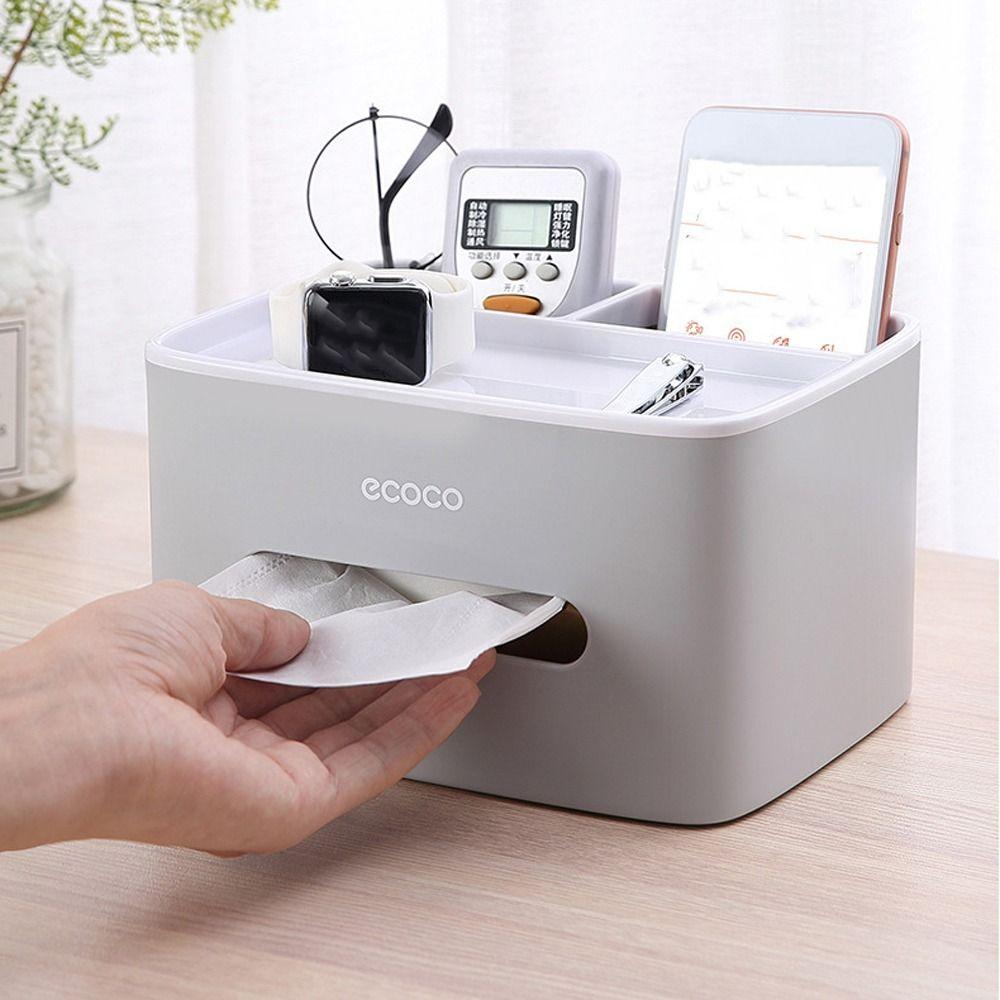 Non Slip Tissue Paper Holder Box Nordic Style Double Layer Tissue Box  Home Living Room