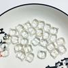 DW12 20 Stück Glas Kreativität Katzenkopf Perlen Niedlich Gerades Loch Lampwork Perle DIY Armbänder Halskette Ohrring DIY Zubehör