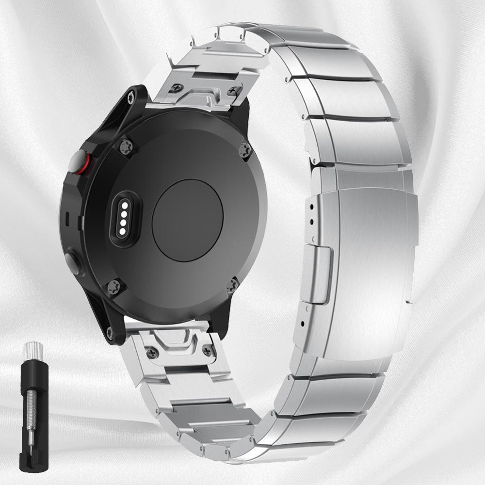 Rychloupínací náramek z titanové slitiny pro Garmin 22mm 26mm Fenix 7X 6X 7 6 Descent MK1 MK2 Epix Gen 2 Řemínek Náramkové doplňky