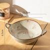 Flowers Plants Japanese Household Noodle Bowl Ceramic Soup Bowl with Handle Salad Bowl Kitchen Tableware Microwave Oven Secure