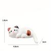 Animal Fish Tank Ornament Small Cat Statue Aquarium Decoration Easy To Clean Fish Tank Home Decoration