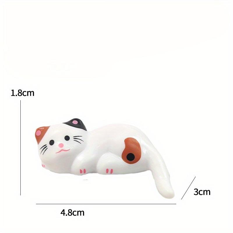 Animal Fish Tank Ornament Small Cat Statue Aquarium Decoration Easy To Clean Fish Tank Home Decoration