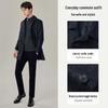 EMZ Erdos Men's Mid-Length Wool Blend Coat