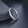 CNC engraved high-grade Wanfu character titanium steel ring women's INS tide 18K gold light luxury fashion couple ring hand jewelry
