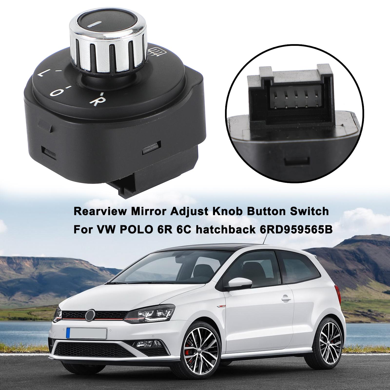 

Rearview Mirror Adjust Knob Button Switch For VW POLO 6R 6C hatchback 6RD959565B