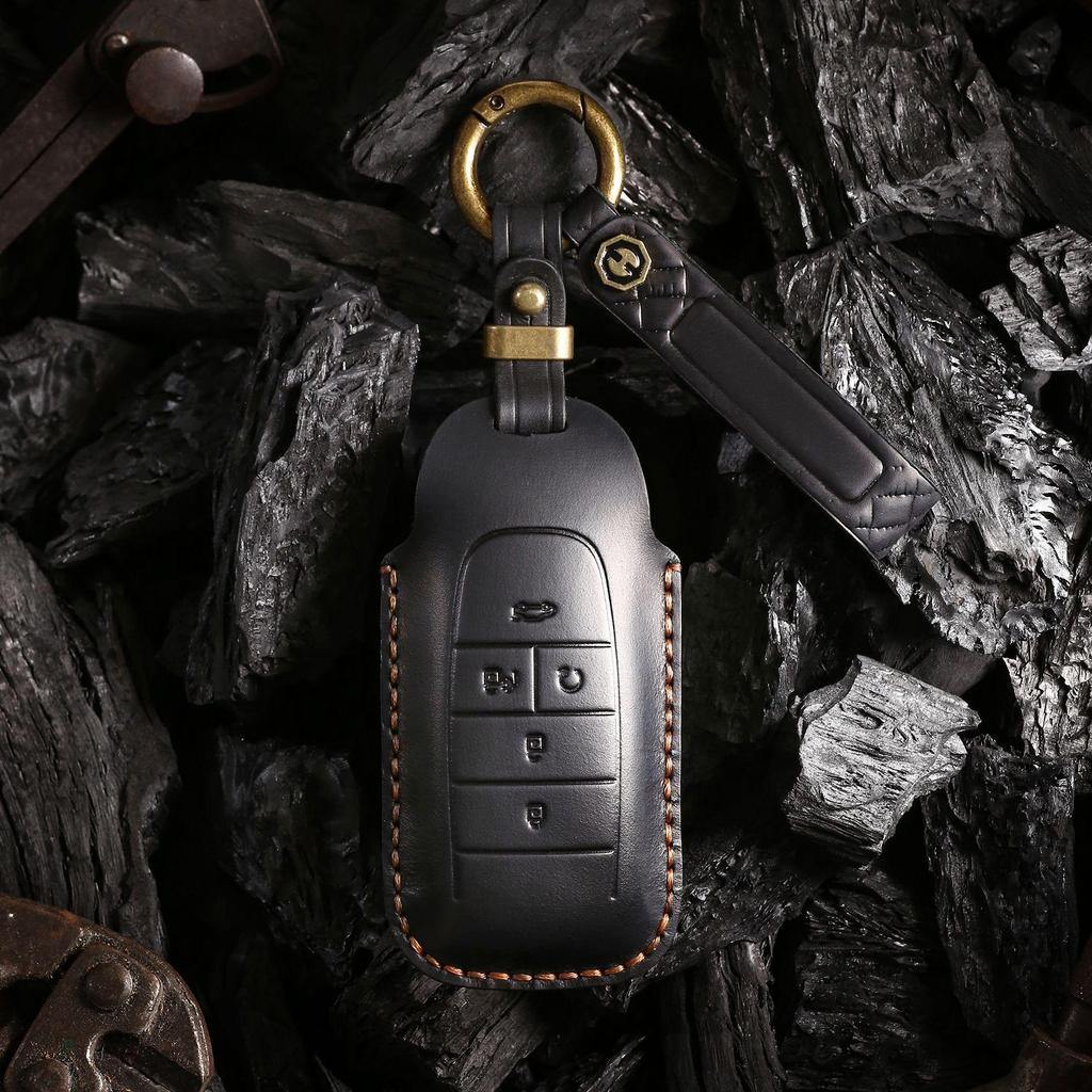 Retro Leather Key Cover for GAC Aion Y/S70/80