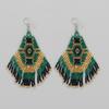 Bohemian Retro Hand-Woven Tassel Earrings