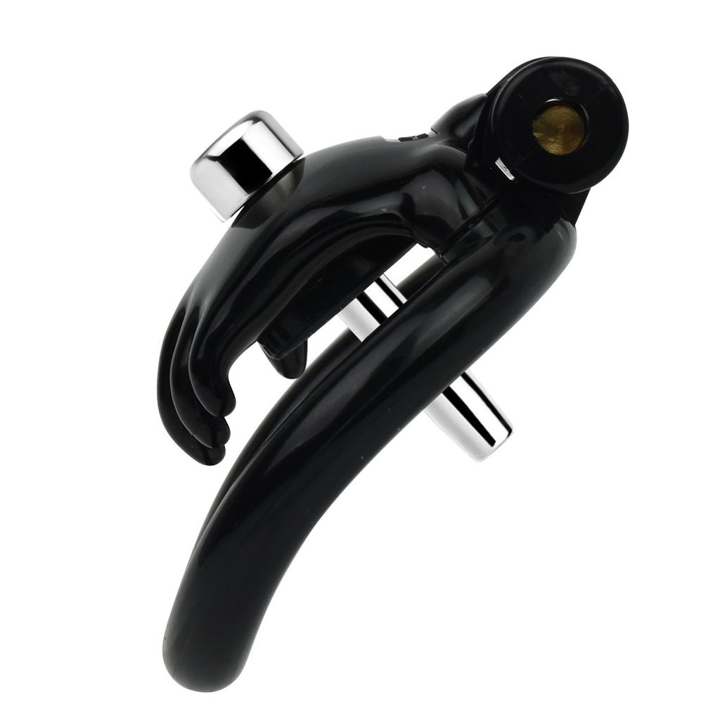 Men's CB Lock Resin Chastity Lock with Catheter Penis Lock Gay Cuckold Urethral Sex Toys BDSM
