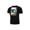 PUMA T Shirts Men's Black Crew Neck Moderate Straight Fit 536926-01