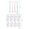 Oral Care Interdental Brush Soft Vertical Toothbrush New Tongue Cleaning Brush  Adults