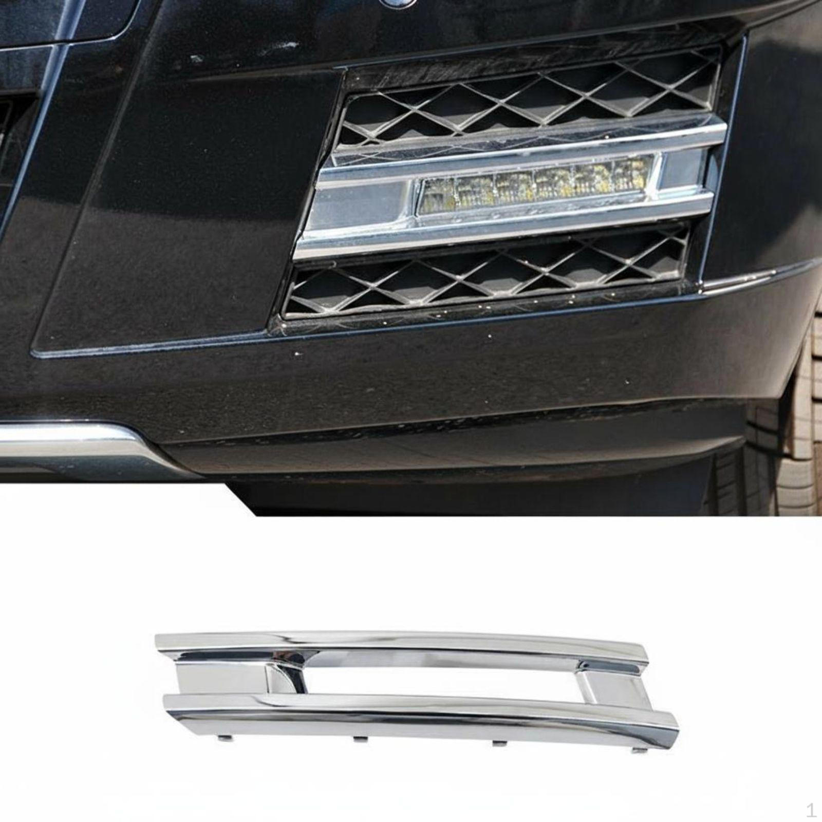 Rear metallic guard, front trim, compatible
