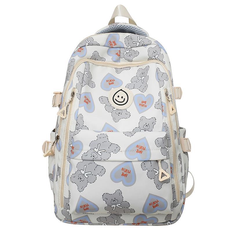 Schoolbag Schoolbag for Female Junior High School Students Large Capacity Middle School Students Graffiti Girl Backpack for College Students