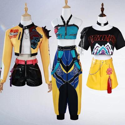 Rumi Mira Zoey Cosplay KPop Cosplay Kostüm Perücke 2026 Uniform Frauen Mädchen Halloween Party Rollenspiel Outfits für Erwachsene Kind