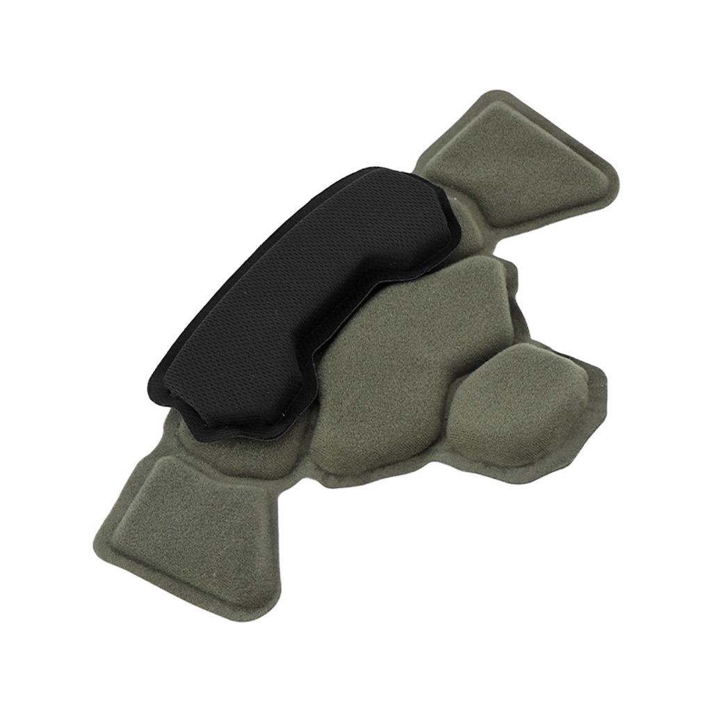 Helmet Padding Kit Memory Foam Pad Protective Mat Universal Motorcycle Bike Bicycle Cushions Waterproof OD Green