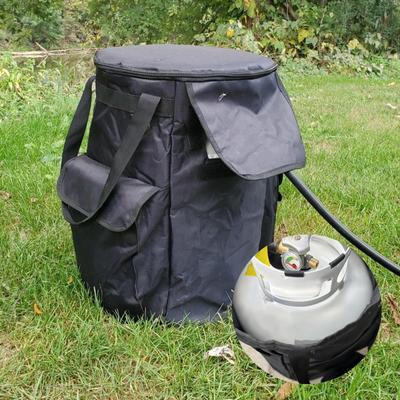 Tank Cover Gas Bottle Easy To Use Side Pocket Waterproof for 20 Lb Tanks Storage Bag