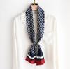 Thin and Narrow Long Small Silk Scarves Women's Foreign Style Fashionable and Versatile Sunscreen Silk Scarves Spring and Summer Scarves Scarves