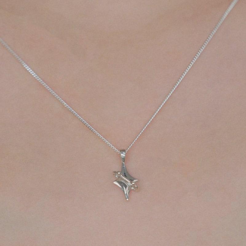 

POSTLUDE [SILVER] SPARKLING OB PENDANT necklace single type