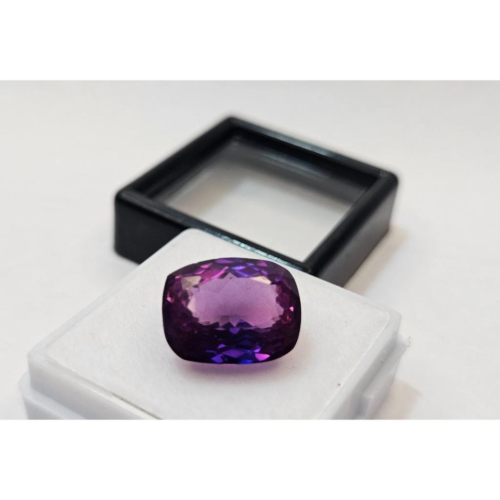Fabulous Sapphire Purple Pink Cushion Cut 10 Ct Certified Loose Gemstone