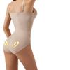 Einteilige Shapewear für Frauen: Bauchkontrollhose mit Schrittöffnung, taillenformenden und gesäßhebenden Bändern, formgebender Dreiecks-BH