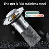 Stainless Steel Odor Proof Bouncing Core Press Type Sink Drain Universal Accessory for Washbasin Washbasin Leak Plug