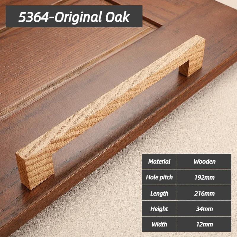 Wooden Cabinet Door Handle Cupboard Door Knob and Handle Kitchen Cabinet Knobs Wardrobe Door Handles for Furniture Hardware