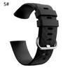 Replacement Silicone Rhombus Sport Watchband Wrist Strap for Fitbit Charge 3