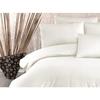 Parure de lit - 1 housse de couette 220 x 240 cm + 2 taies d'oreiller 60 x 60 cm - 70% polyester, 30% coton - Creme