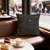 Constellation Pattern Cushion Cover Set of  Decorative Short Plush Pillow Covers for Sofa Soft  Cushion Case X Cm