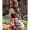 2023 Summer Ultra-Short Strapless Slimming Yoga Vest for Pilates