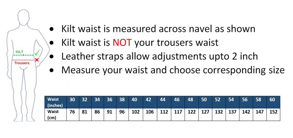 Pride of Scotland Mens Kilt Tartan Kilts Highland dress