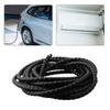 Protección de Cable de Bobina Negra 10 mm de Diámetro 5 m de Longitud Adecuado para Diversos Tubos Mecánicos Negro Espiral