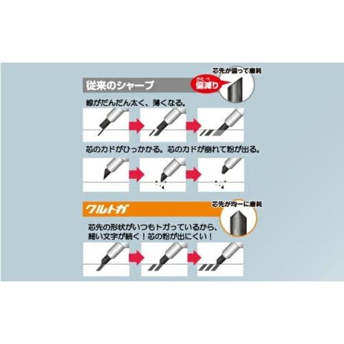 uni Mitsubishi Pencil Mechanical Pencil Kurtoga KS 0.3mm Light Gray M3KS1P.37